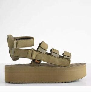 Teva Women's Olive Platform Sandals